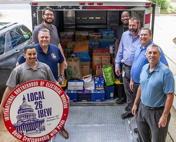 Local 26 Annual Year-round Food Drive